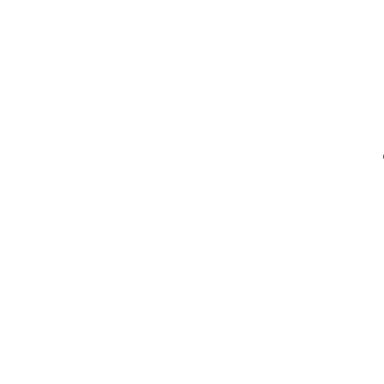 A white cloud with two tails on it.